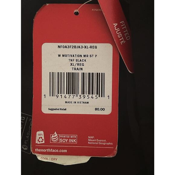 NWT The North Face Motivation High-Rise Black Athletic Training Pants Women's XL - Picture 6 of 8